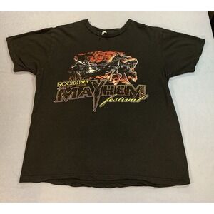 Mayhem Festival Rockstar Energy Concert Tour Tee Unisex Small T-Shirt